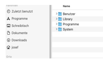Users-Ordner im Finder
