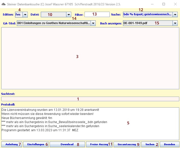 OptionenAnthroDbSuche